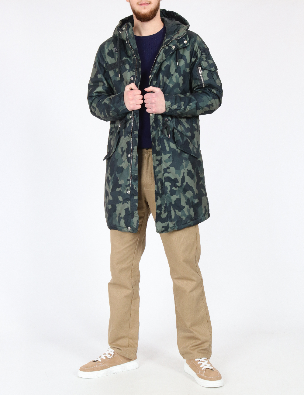Geaca Pull&Bear, army