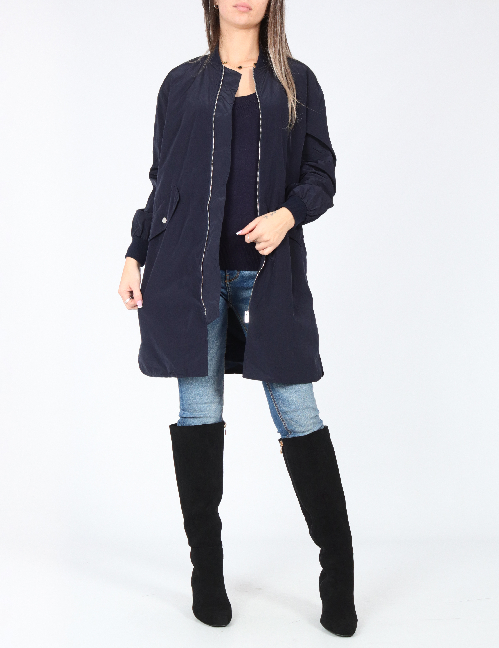 Jacheta Bershka, bleumarin