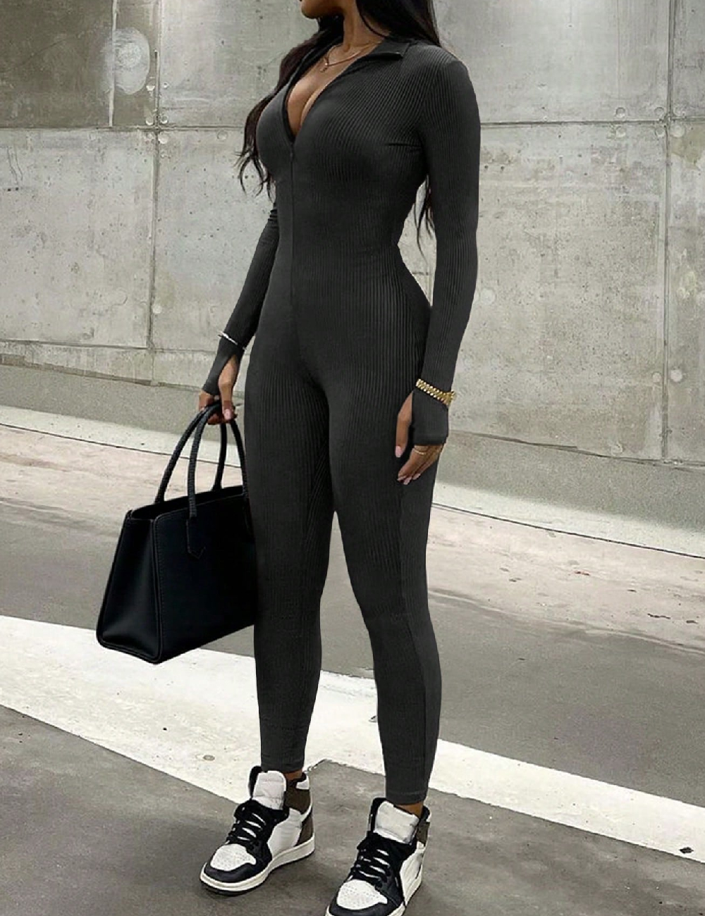 Salopeta SHEIN, negru