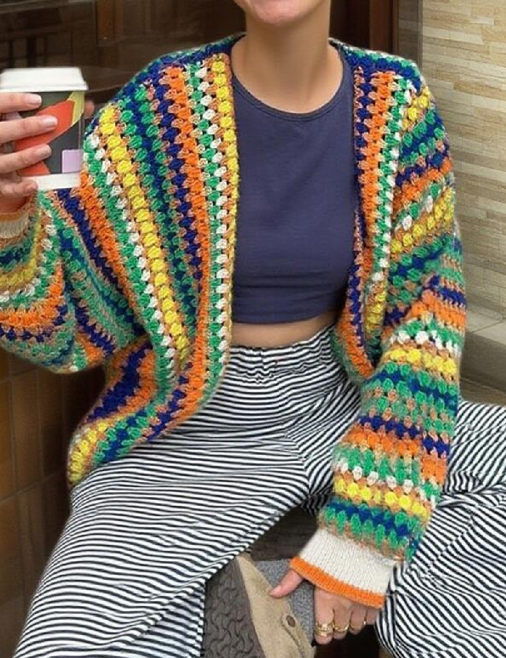 Cardigan SHEIN, mix culori