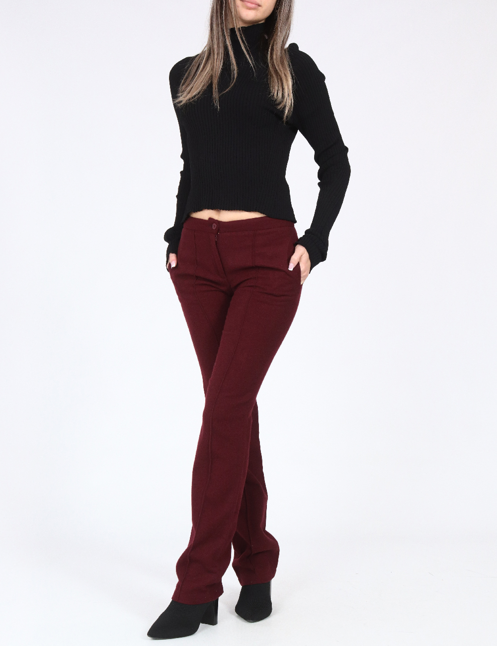 Pantaloni Bershka, visiniu