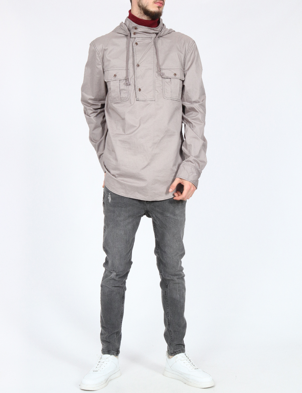 Jacheta Bershka, gri