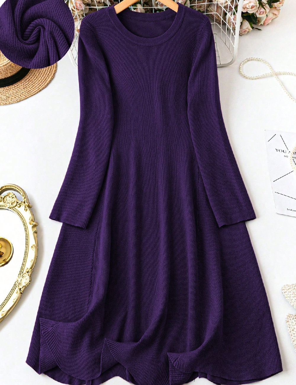 Rochie scurta SHEIN CURVE, mov