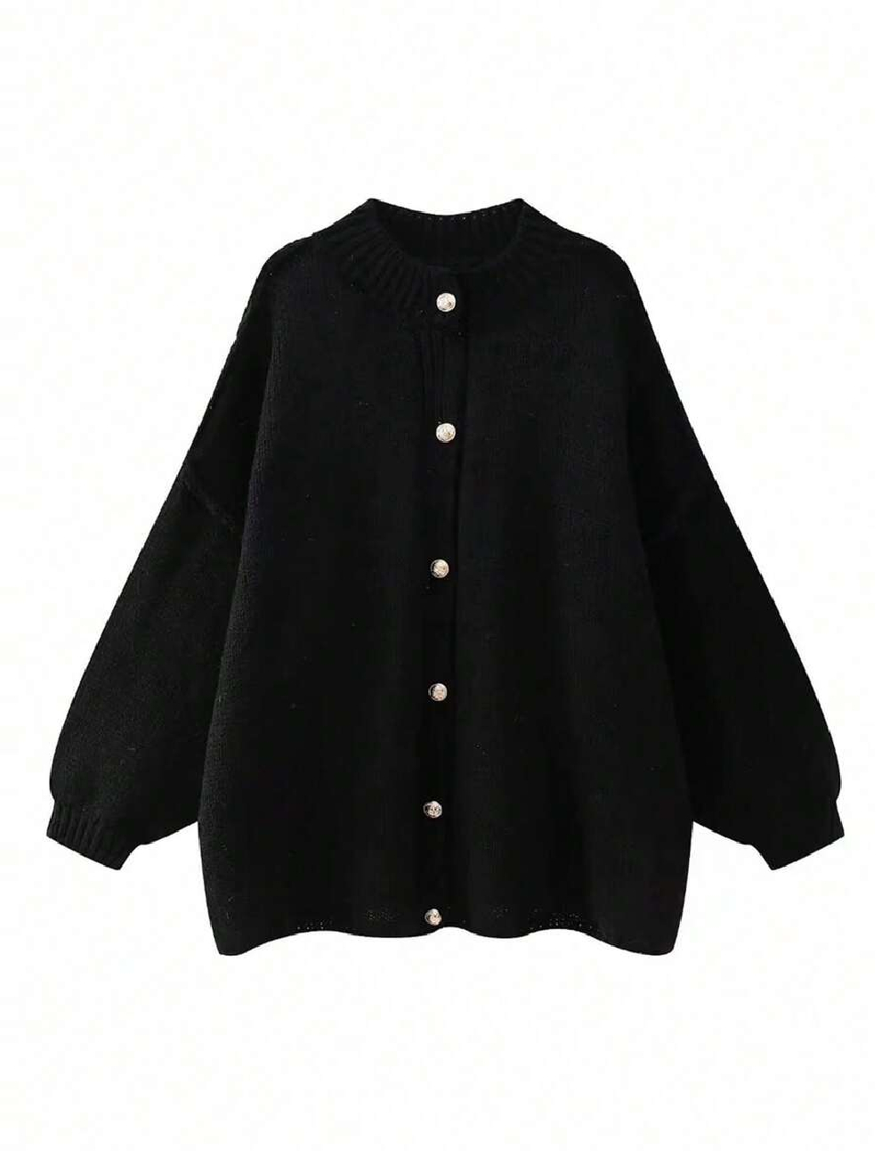 Cardigan SHEIN CURVE, negru