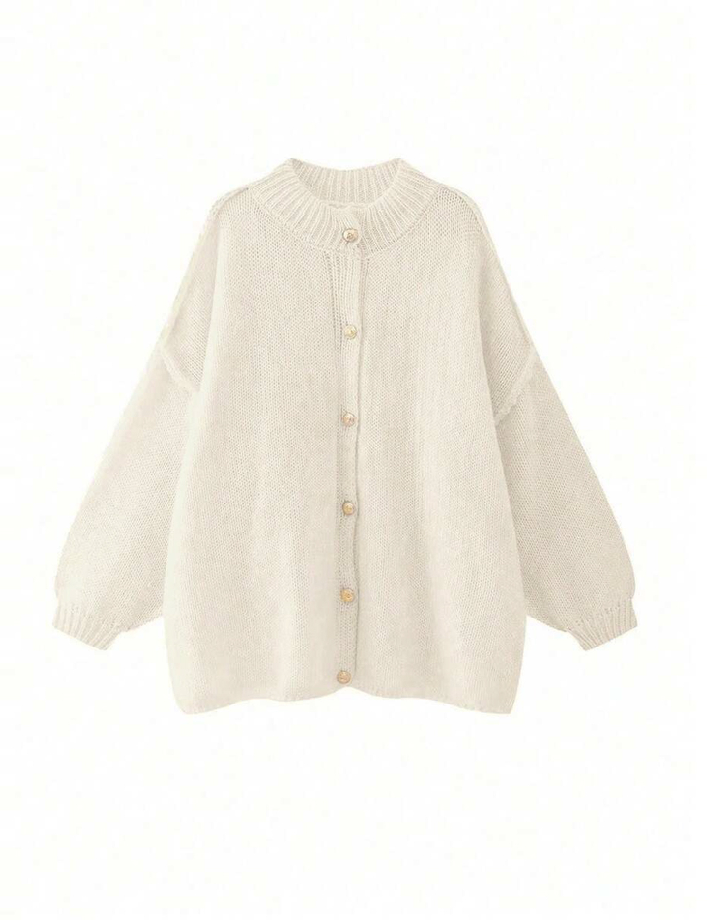 Cardigan SHEIN CURVE, alb