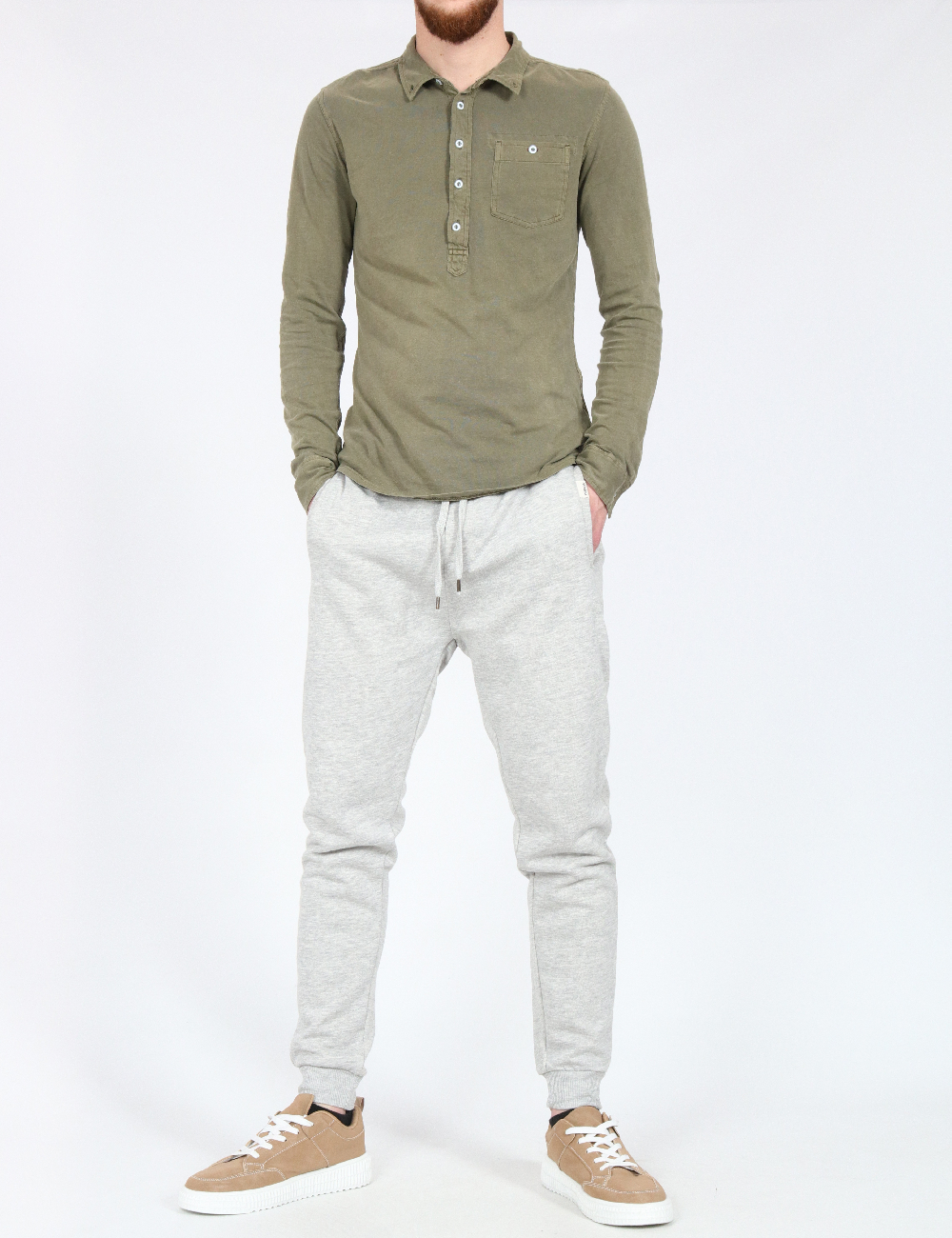 Pantaloni Pull&Bear, gri