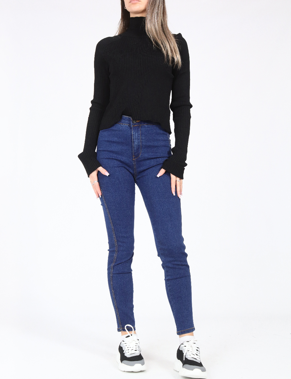 Blugi Pull&Bear, albastru