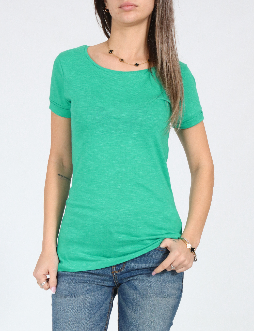 Tricou Pull&Bear, verde