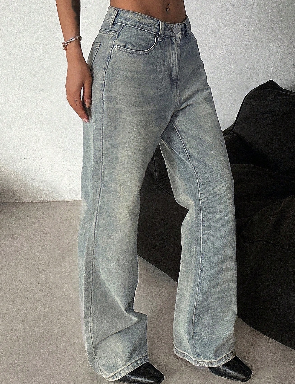 Blugi Dazy, albastru