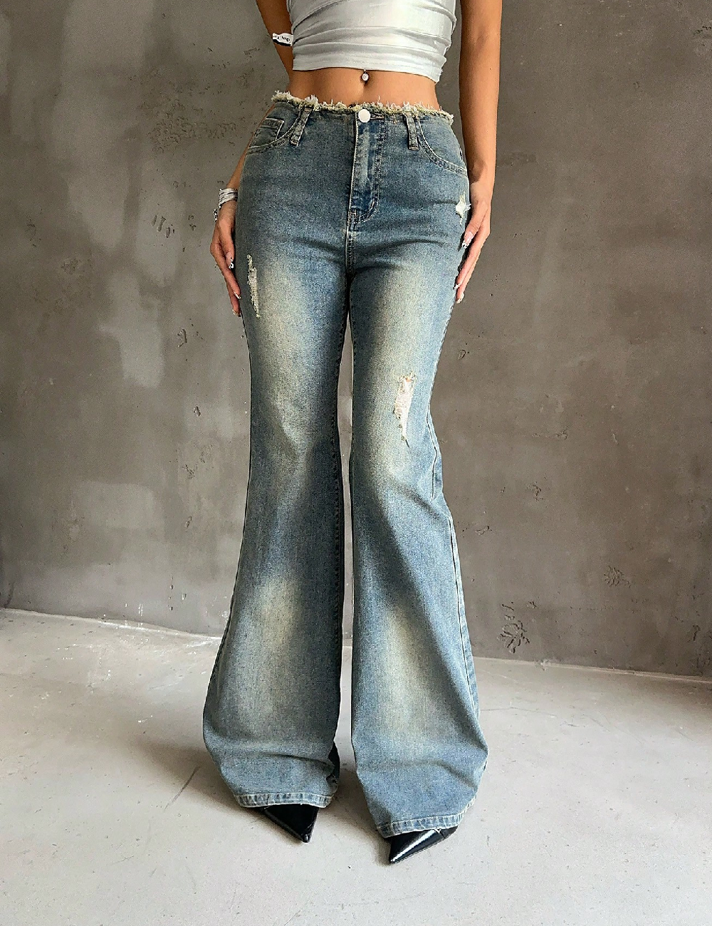 Blugi SHEIN, albastru