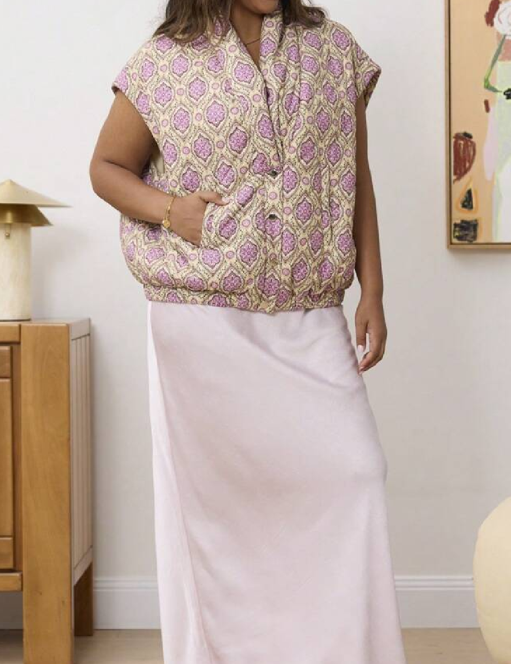 Vesta SHEIN CURVE, roz/galben