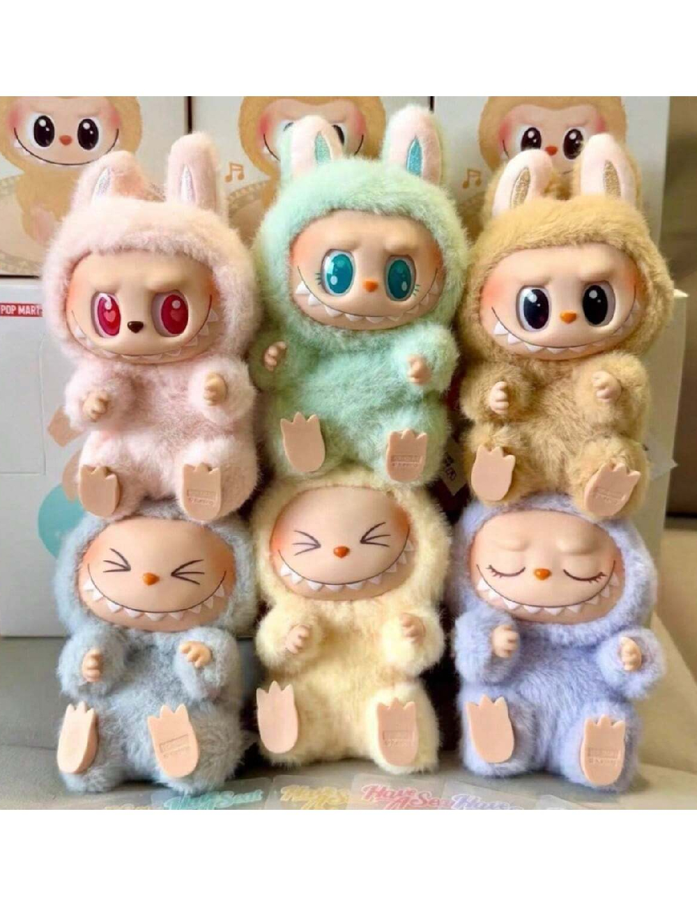 Breloc surpriza Labubu The Monsters POP MART, mix culori