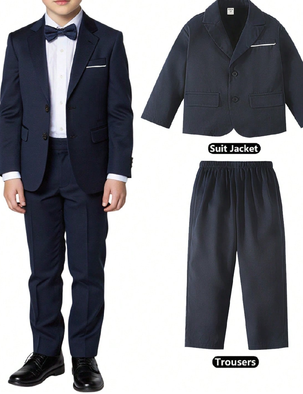 Costum Shein Kids, bleumarin