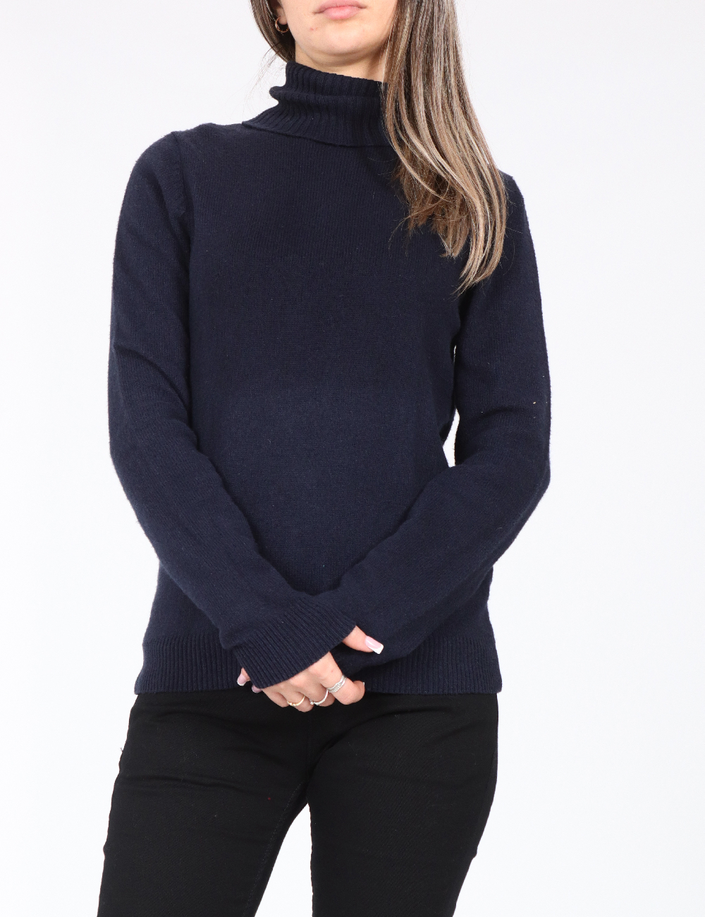 Bluza Pull&Bear, bleumarin