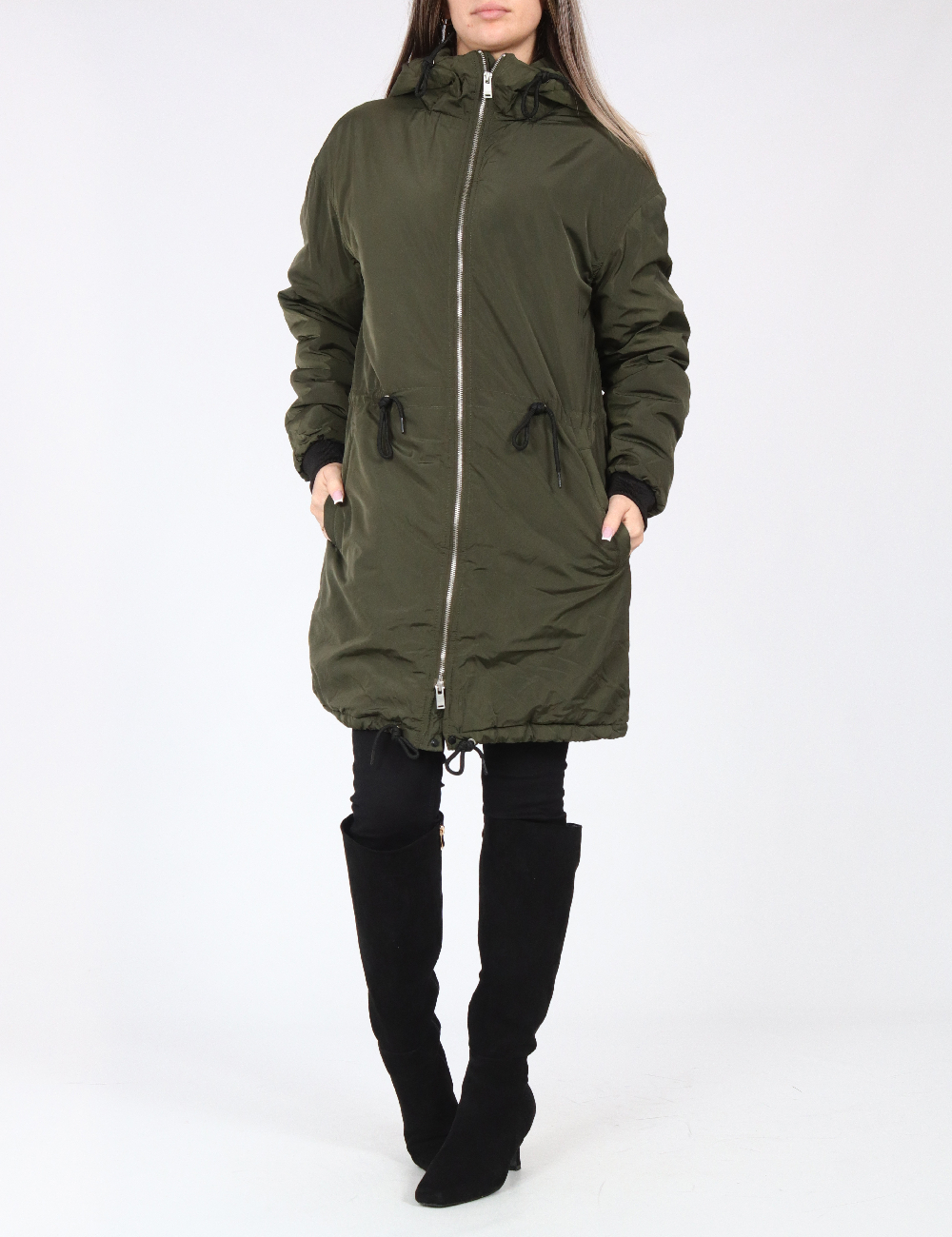 Geaca Pull&Bear, verde