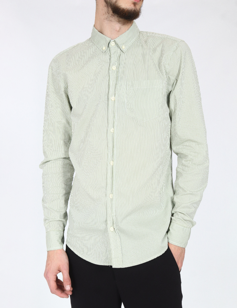 Camasa Pull&Bear, verde