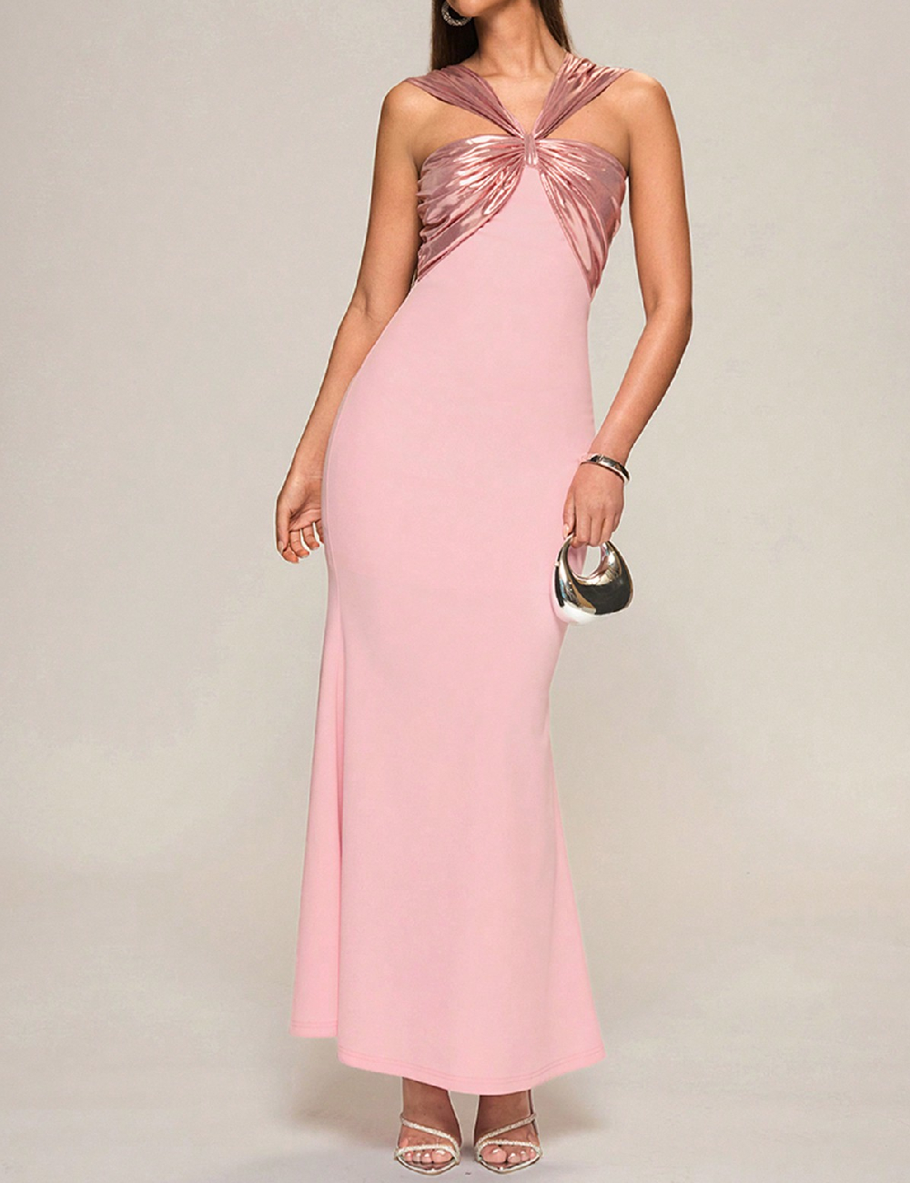 Rochie lunga SHEIN, roz