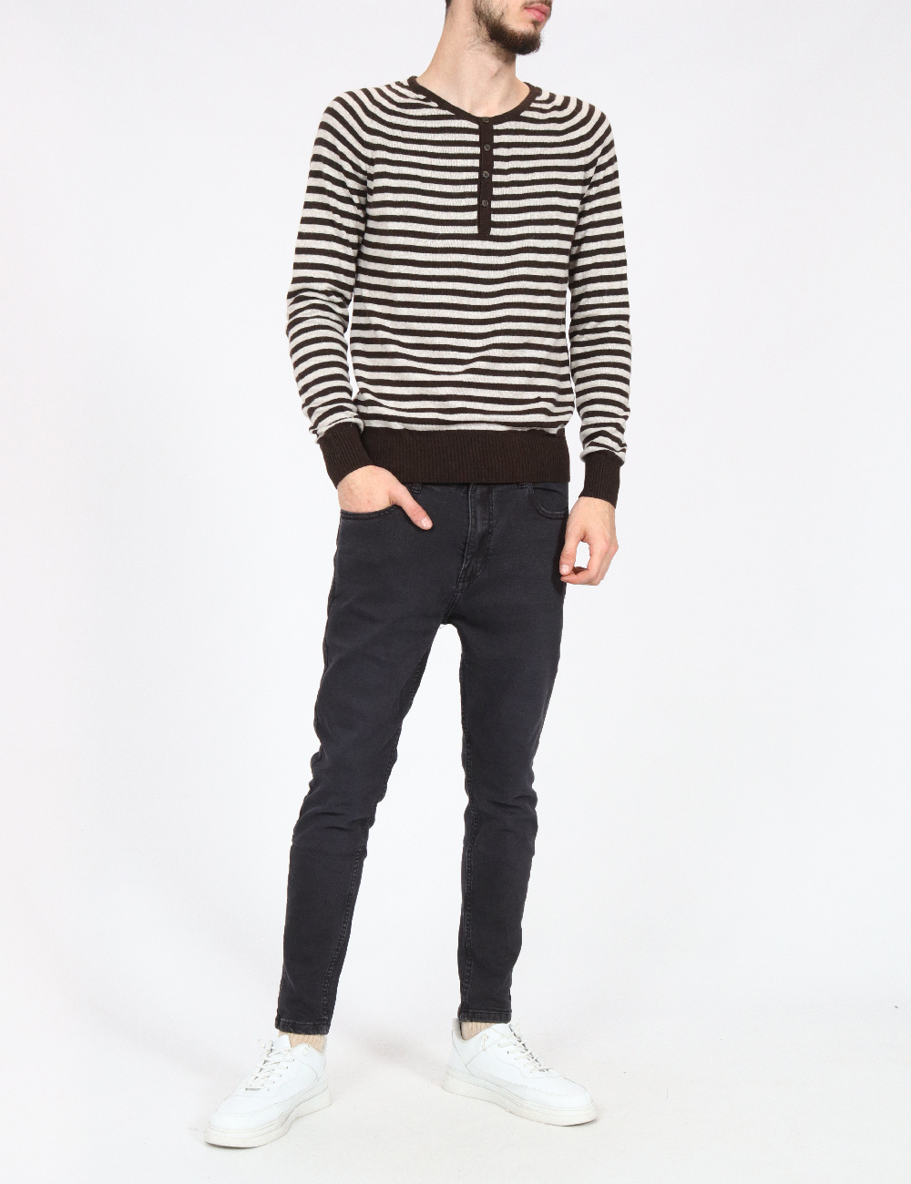 Blugi Pull&Bear, gri