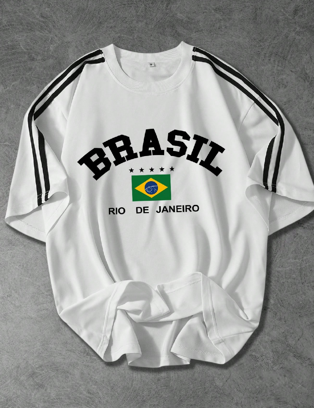 Tricou Oversize SHEIN, alb