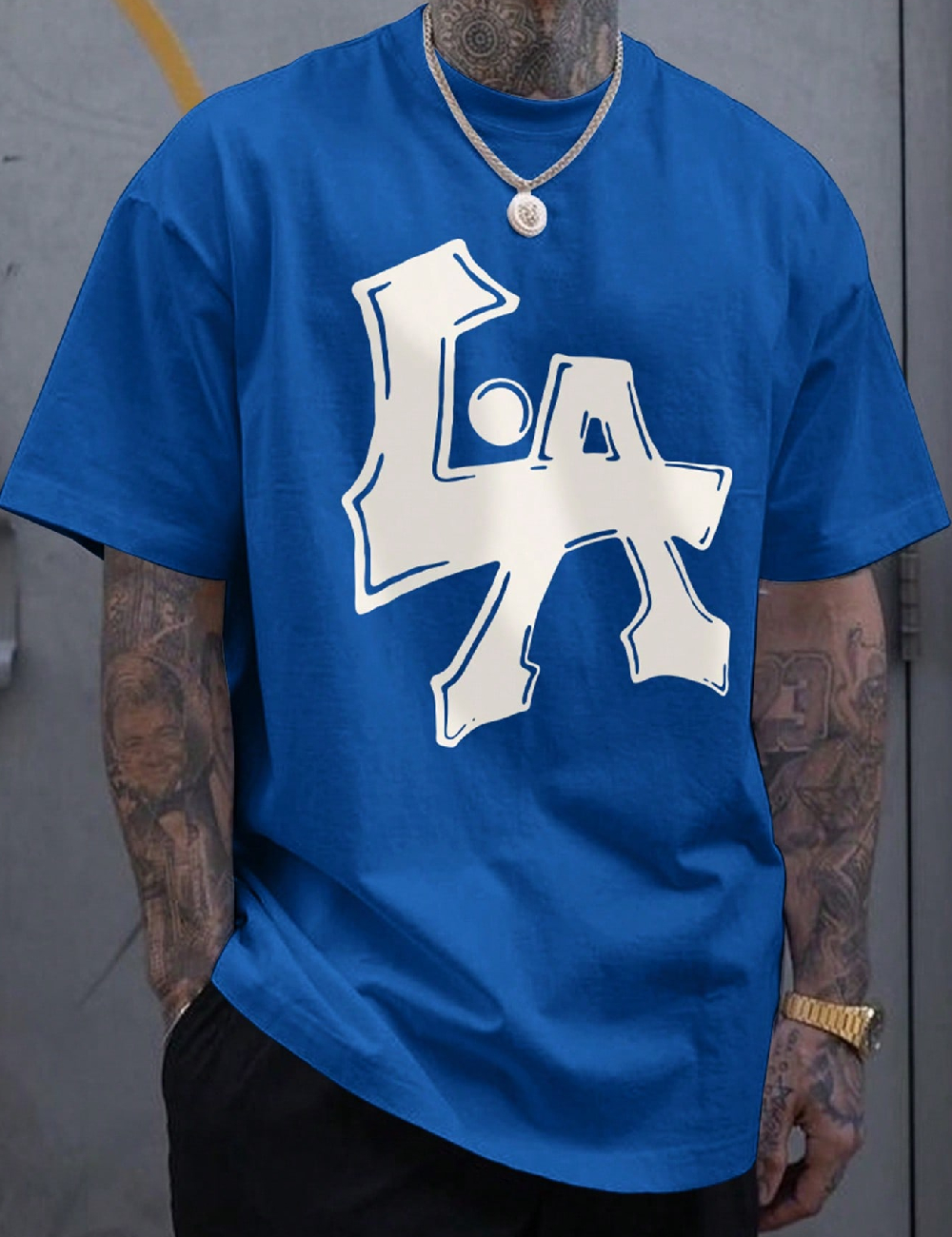 Tricou SHEIN, albastru