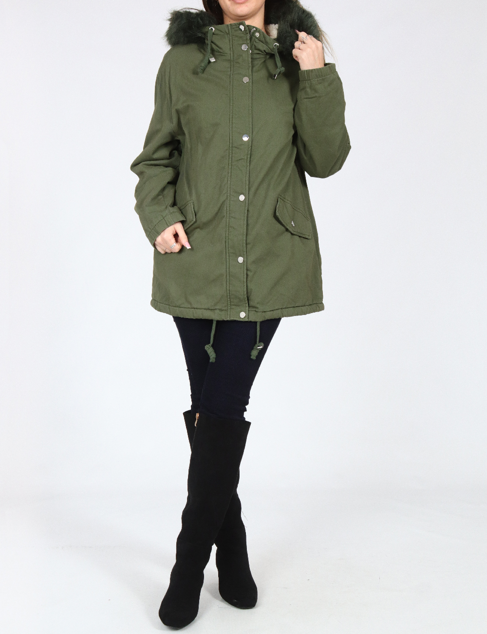 Geaca Pull&Bear, verde