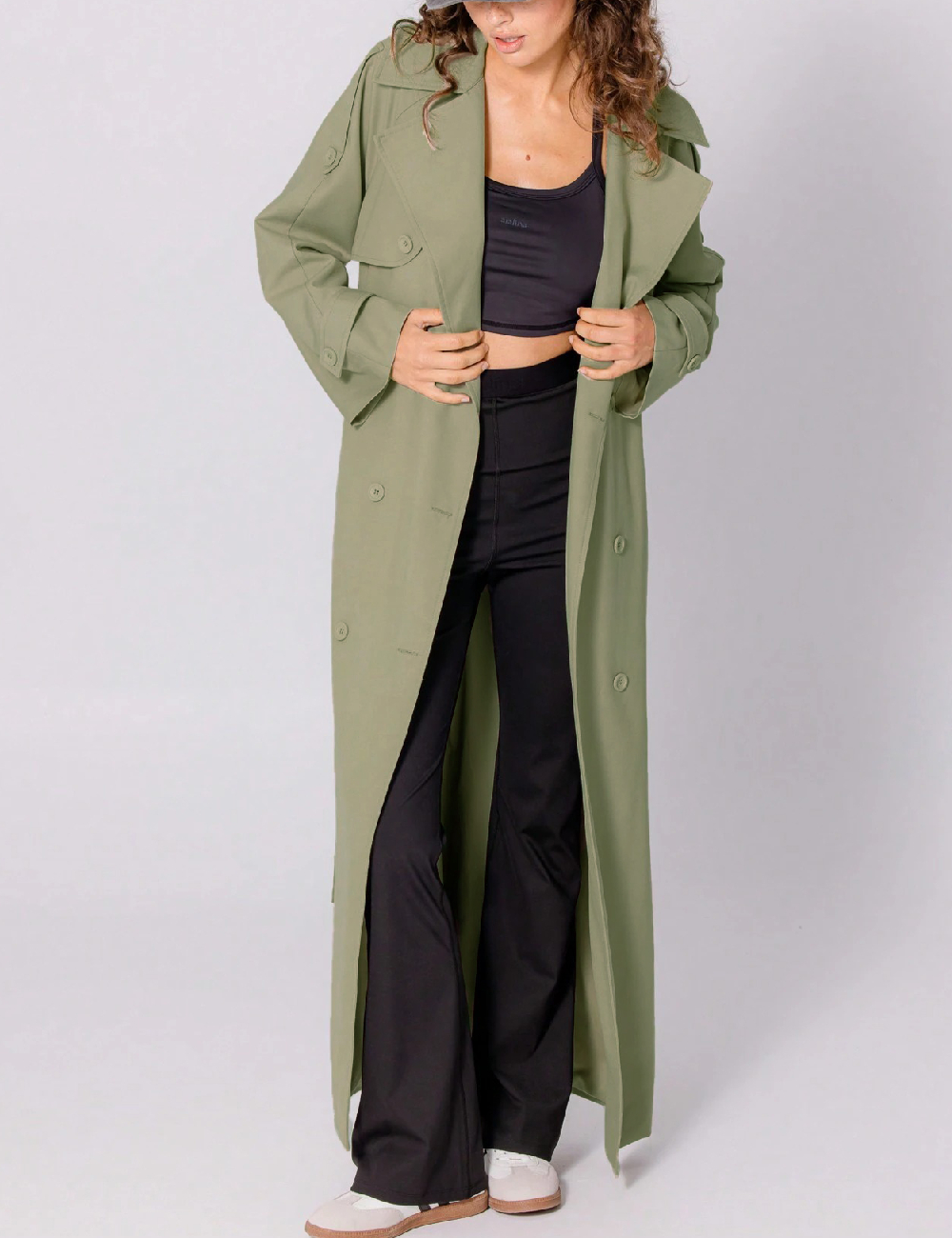 Trench SHEIN, verde