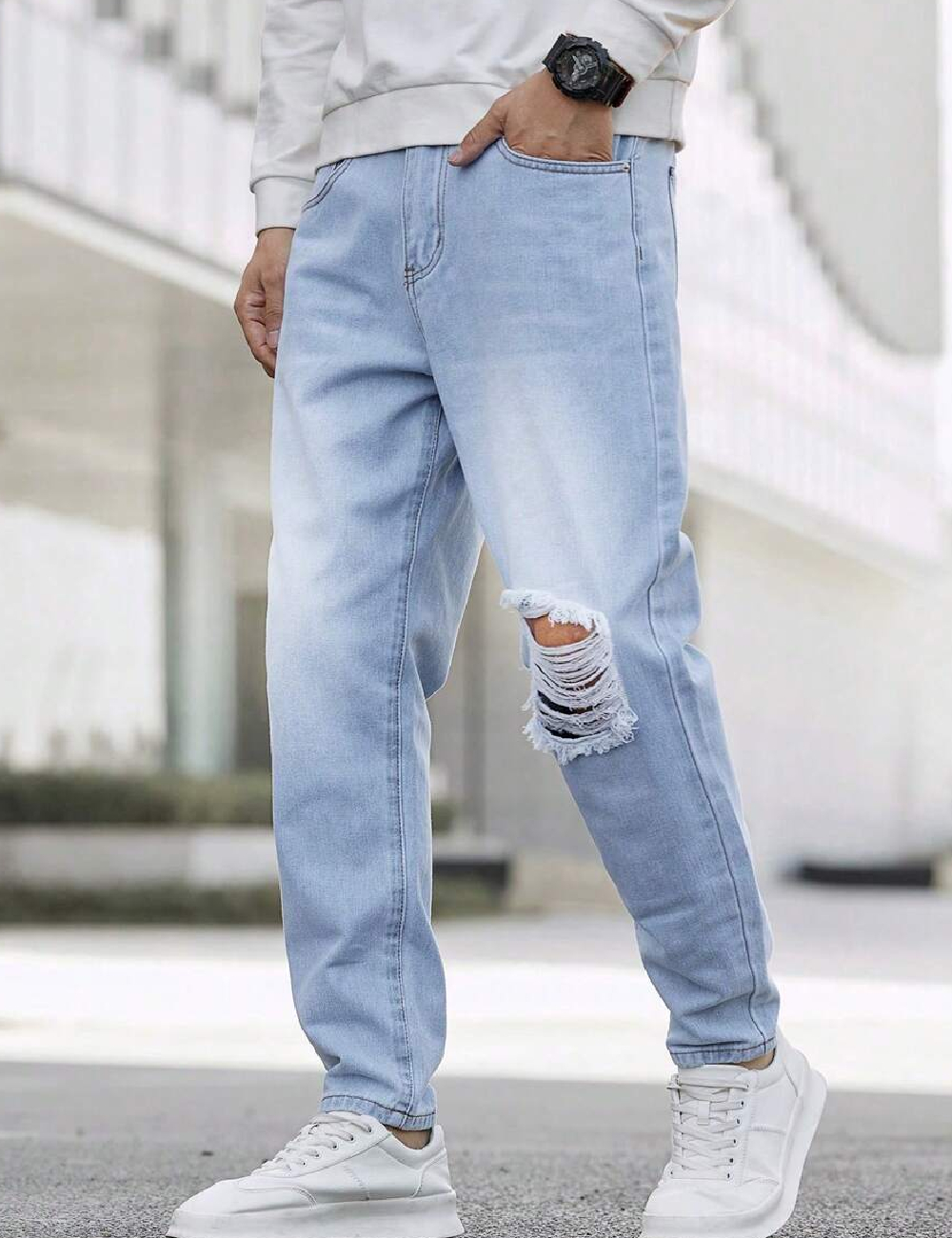 Blugi SHEIN, albastru