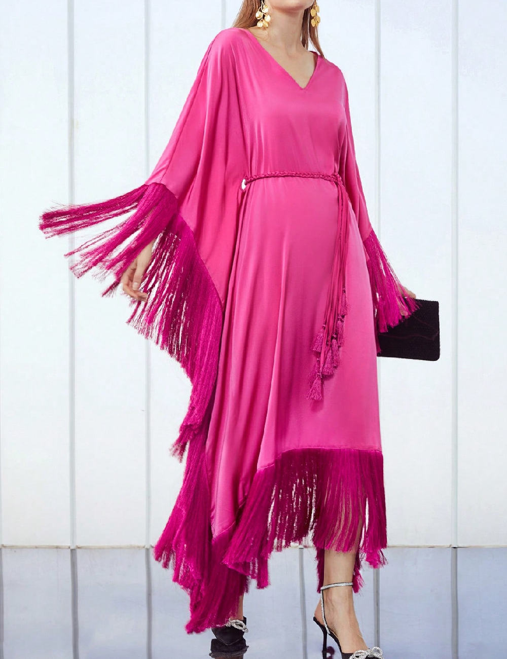 Rochie medie SHEIN, roz