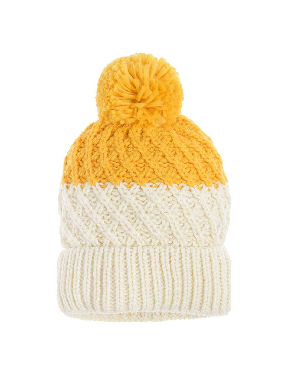 Caciula Cool Club, crem/galben