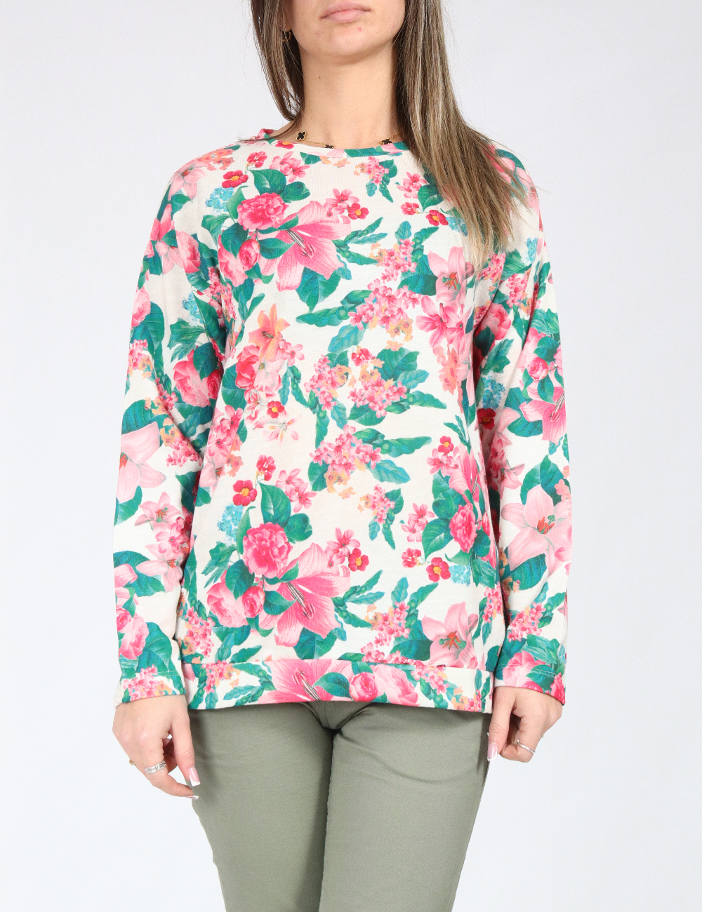 Bluza Pull&Bear, floral print
