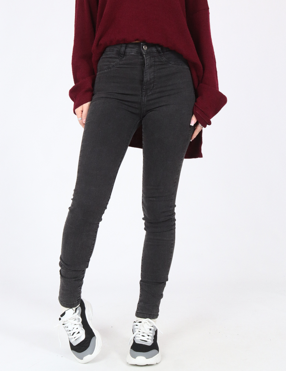 Blugi Pull&Bear, gri