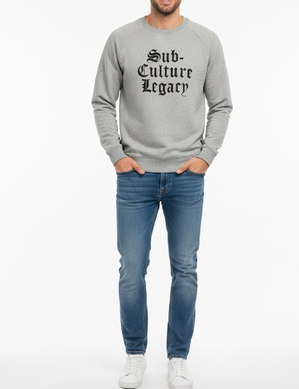 Bluza Pull&Bear, gri