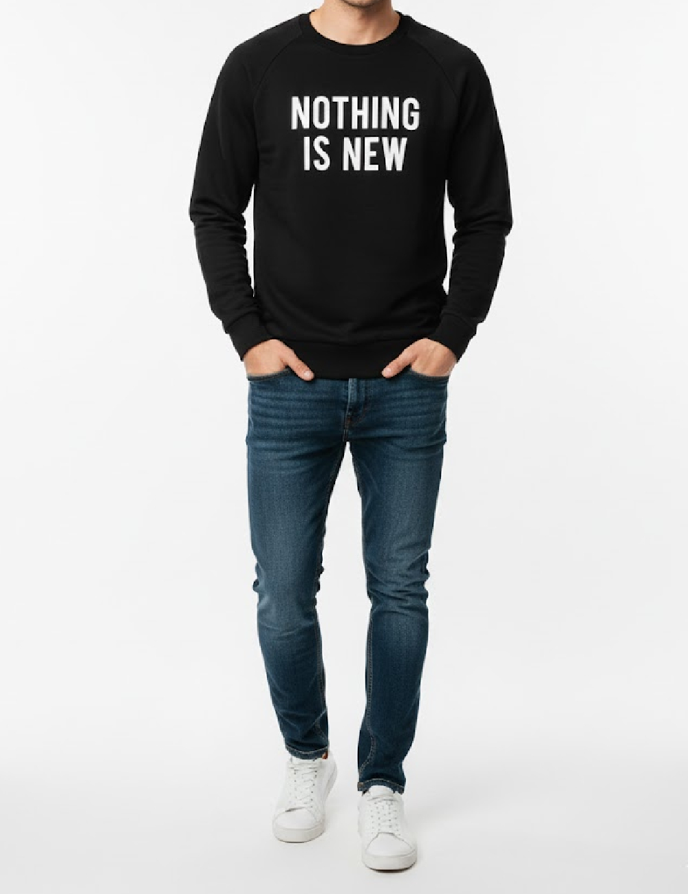 Bluza Pull&Bear, negru