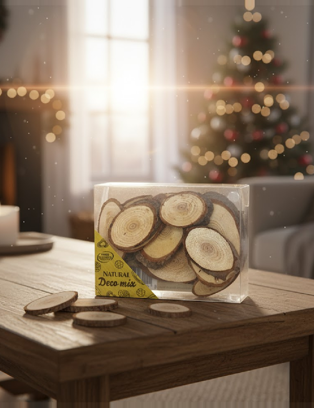 Mix decoratiuni din lemn Home Accents, maro