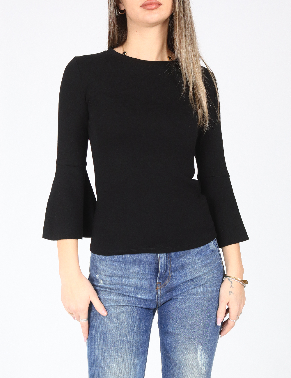 Bluza Bershka, negru