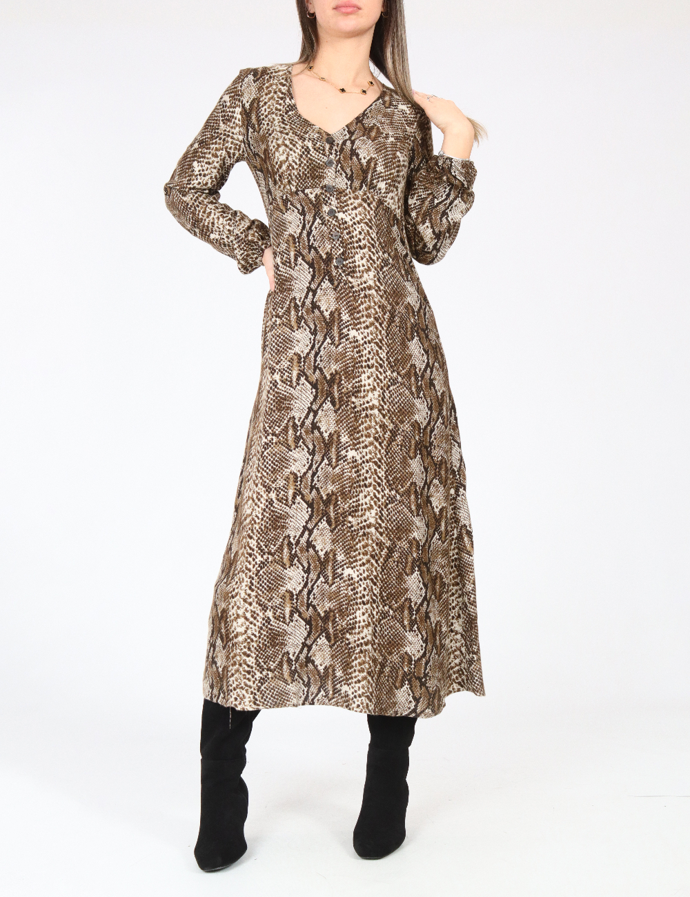 Rochie medie Pull&Bear, mix culori