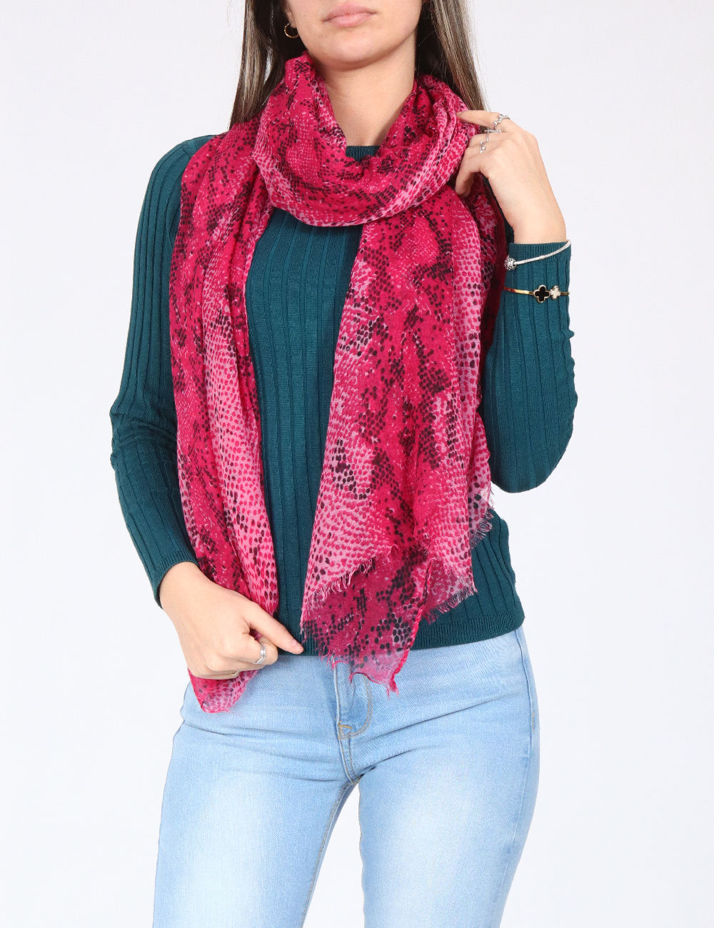 Esarfa Pull&Bear, roz