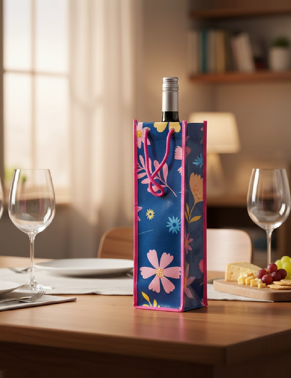 Punga cadou pentru sticla W&O Products, mix culori