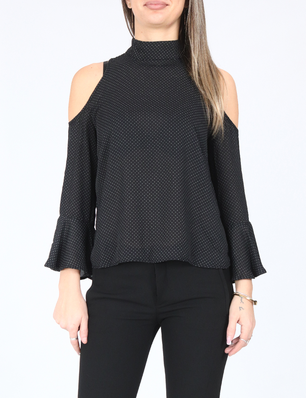 Bluza Bershka, negru