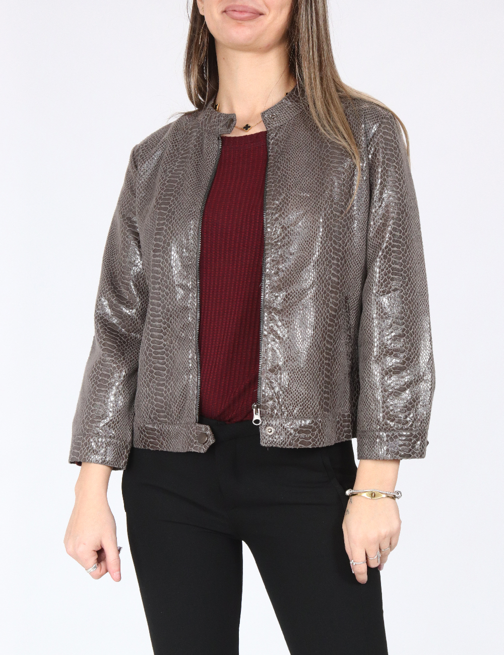 Jacheta Bershka, gri