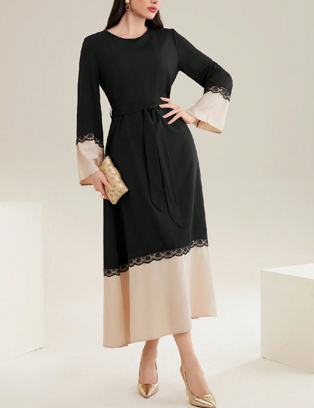 Rochie medie SHEIN, negru