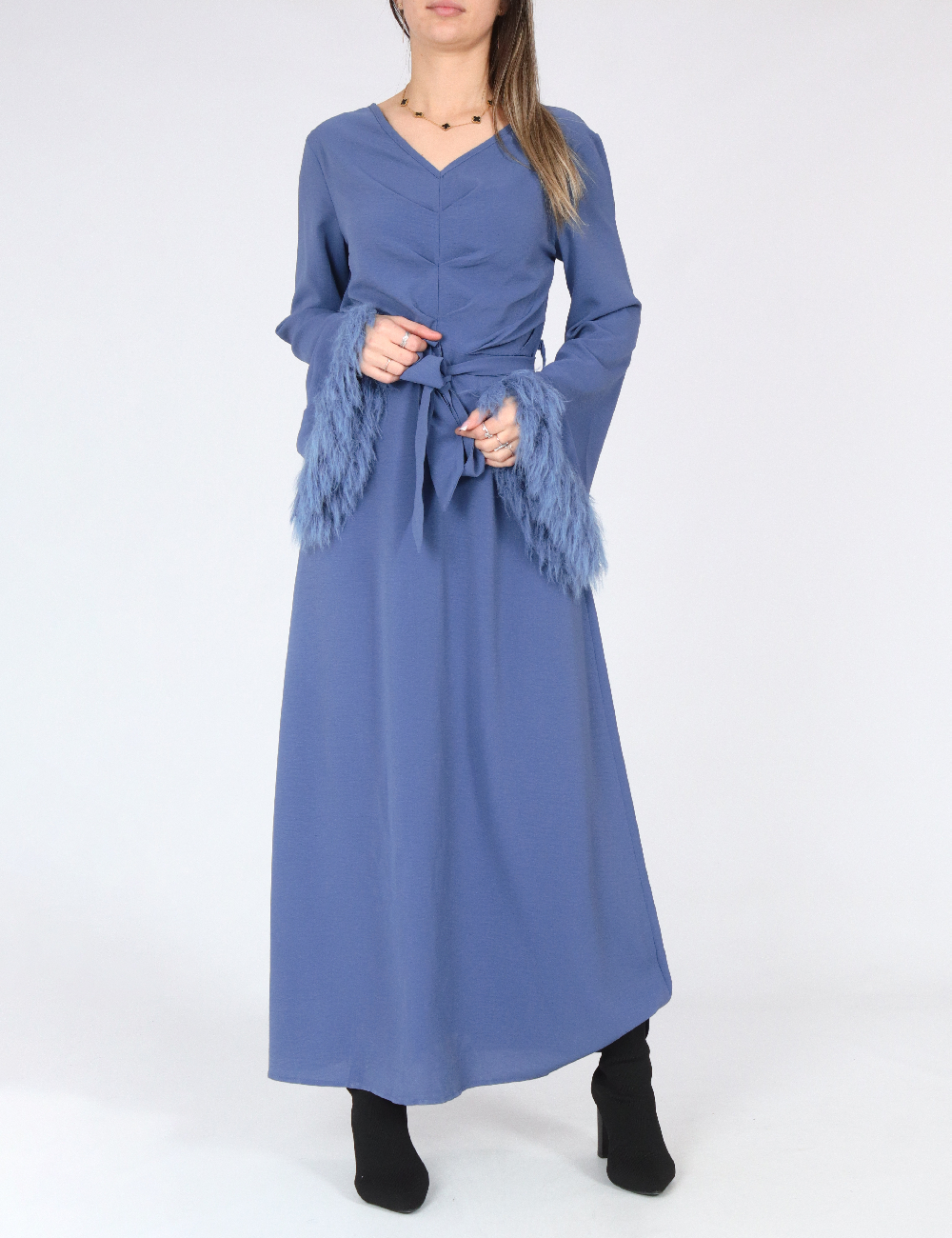 Rochie lunga SHEIN, albastru