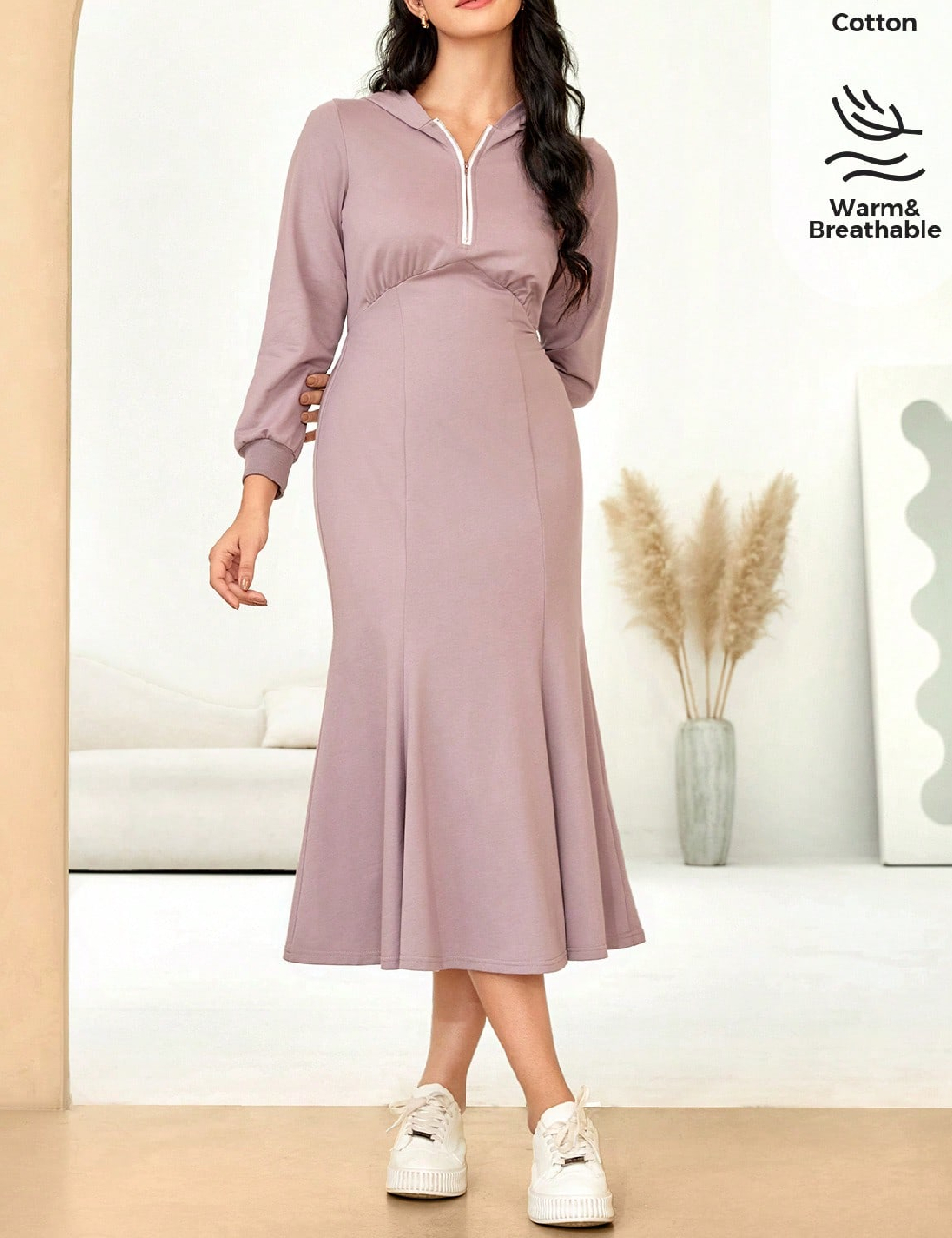 Rochie medie SHEIN, lila