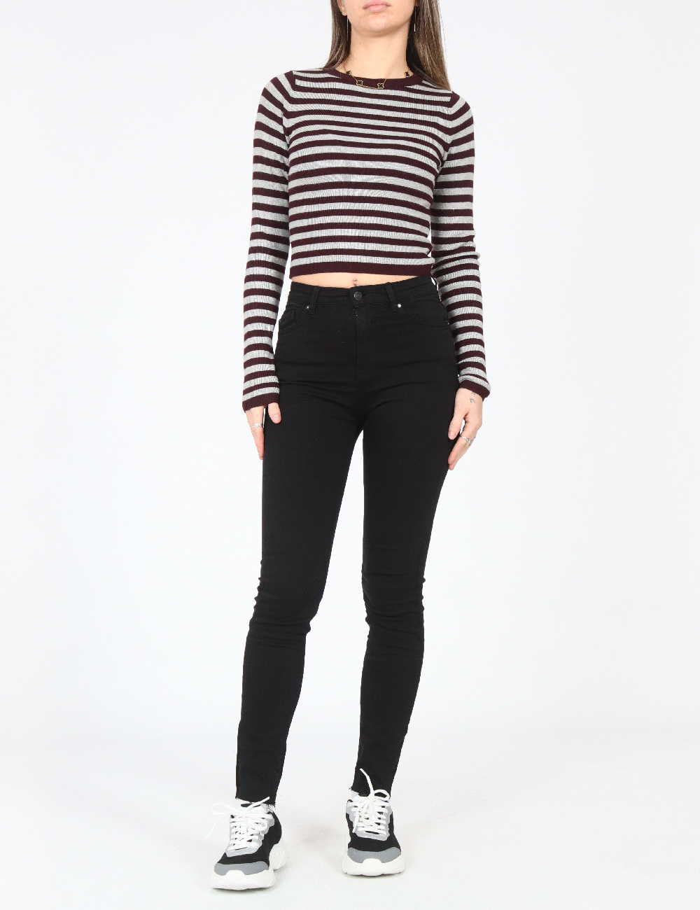 Blugi Pull&Bear, negru