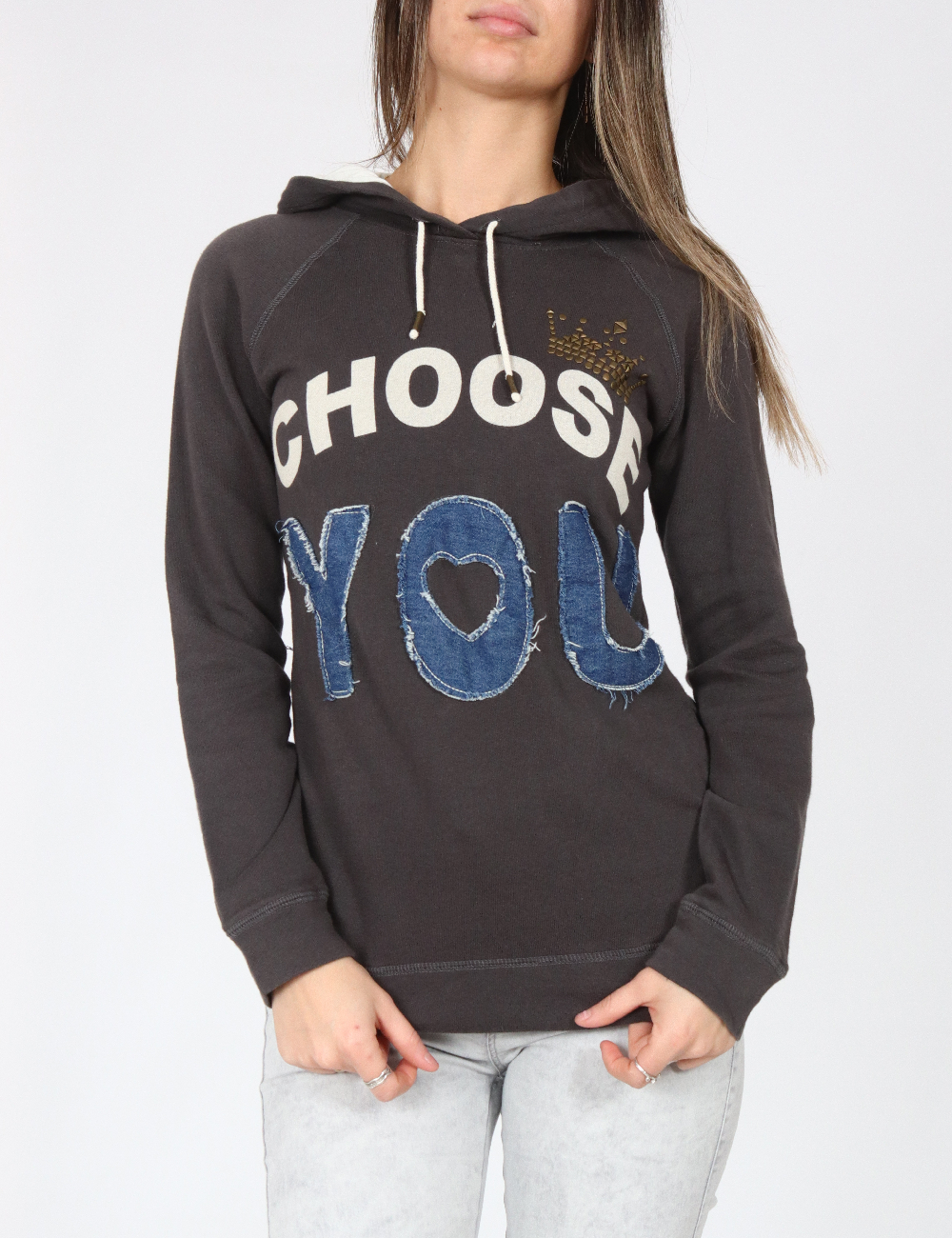 Hanorac Bershka, gri