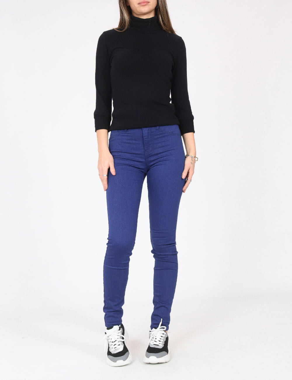 Blugi Bershka, albastru