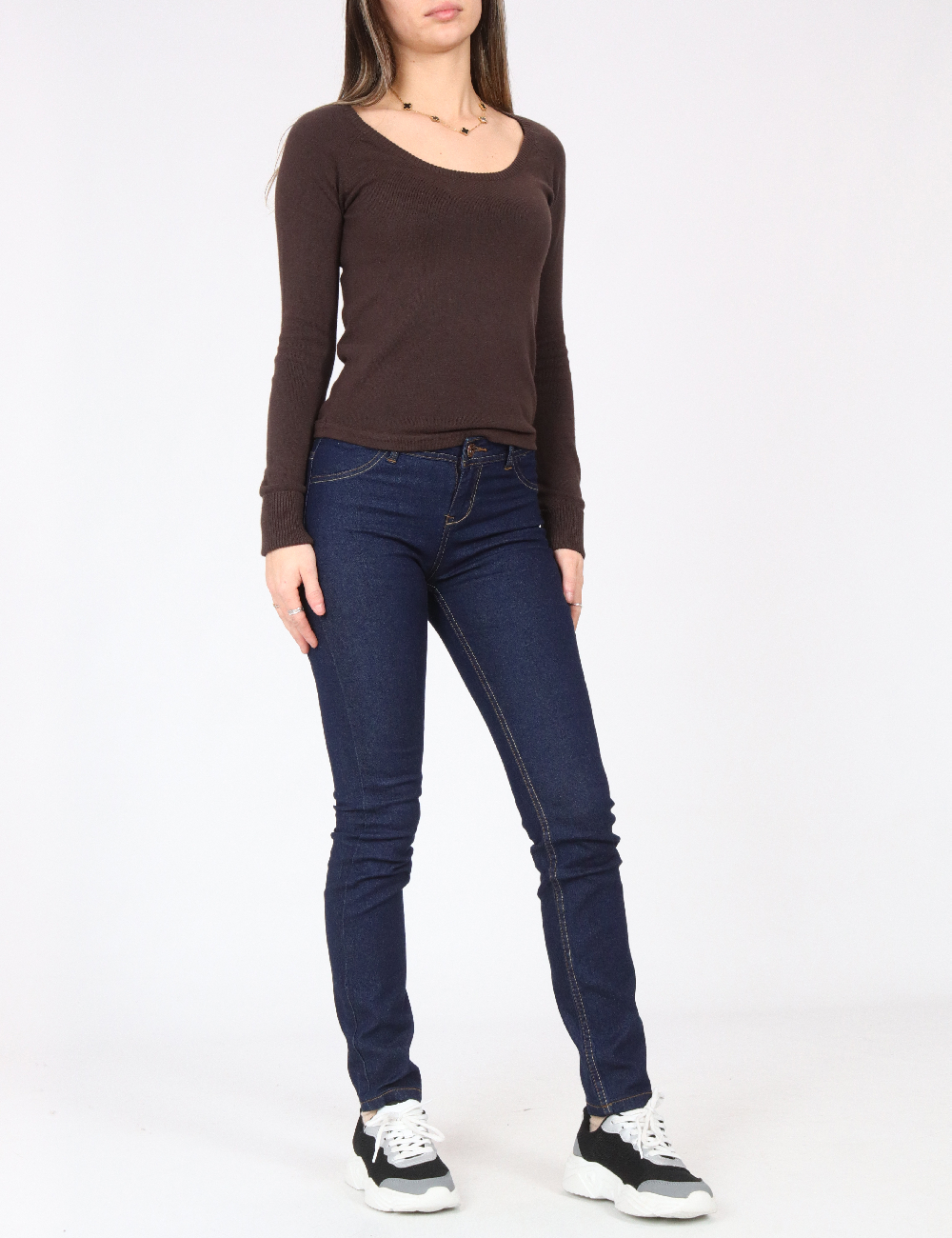 Blugi Bershka, bleumarin