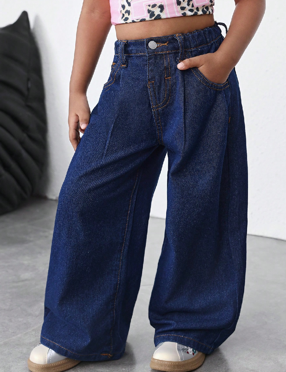 Blugi Shein Kids, albastru