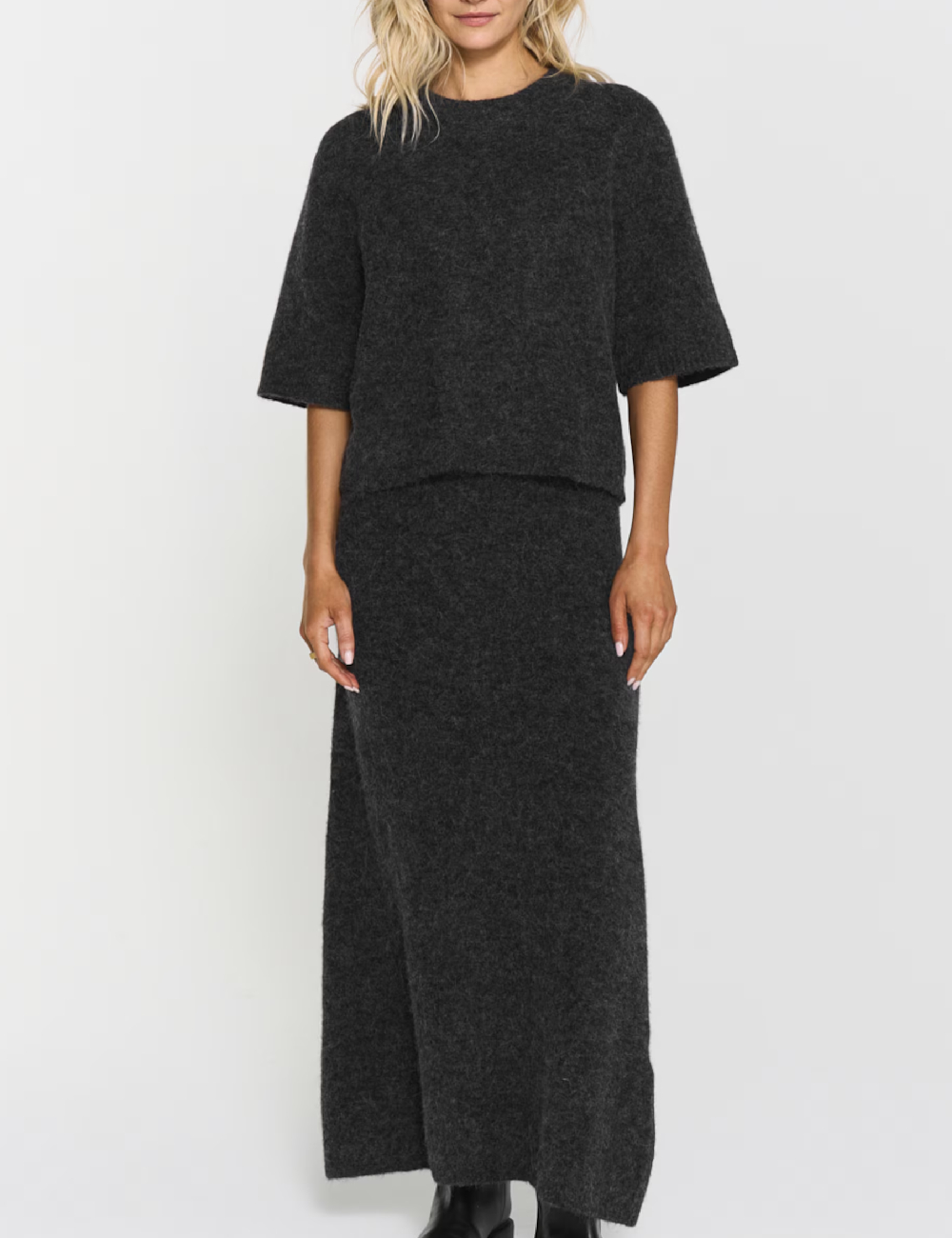 Tricou Oversize Only, gri inchis