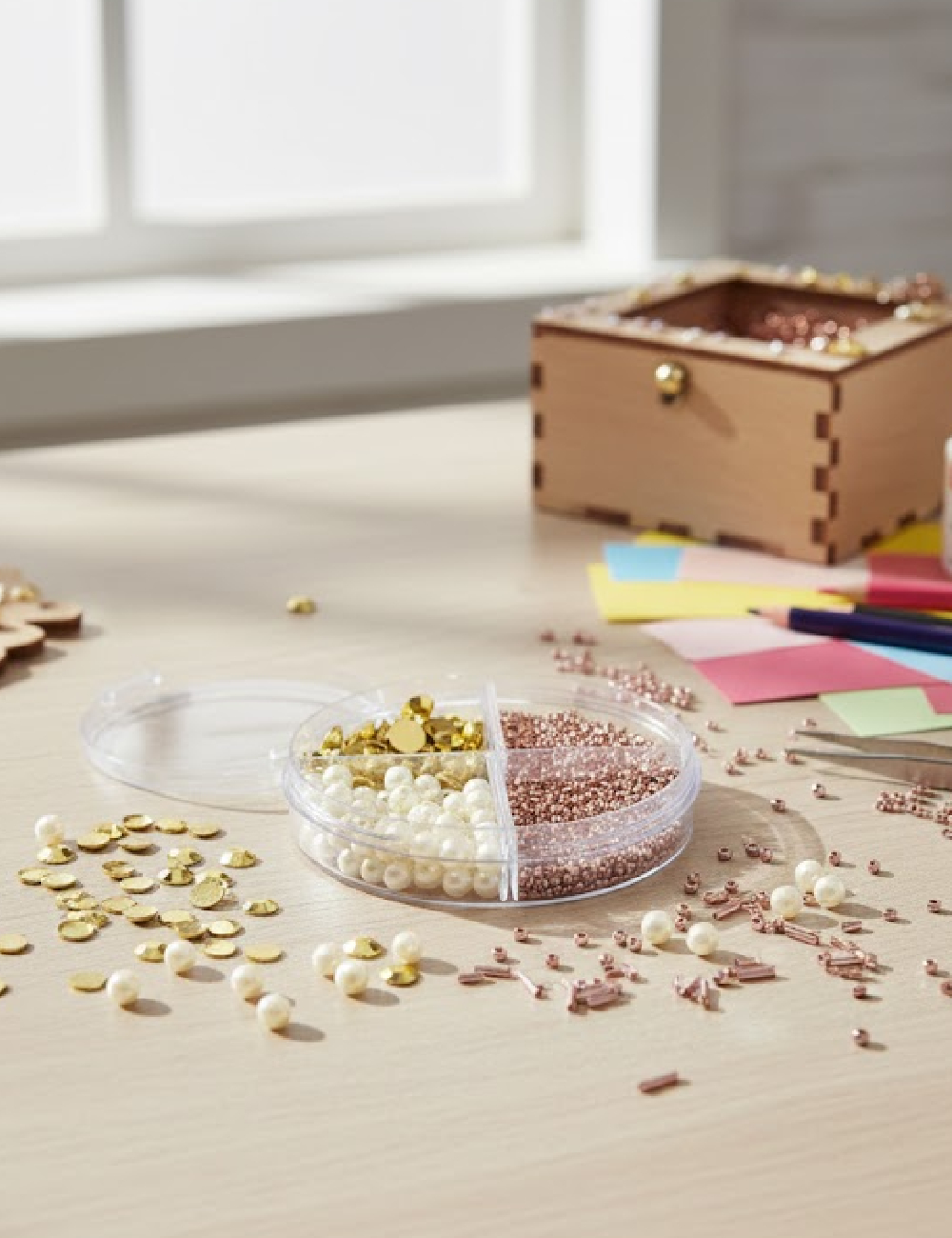 Decoratiuni artizanale Hobby Flora, mix culori